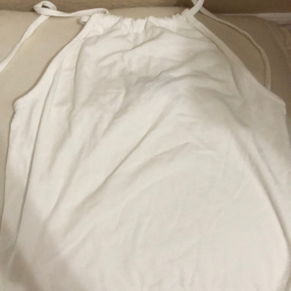 Brandy Melville white halter top